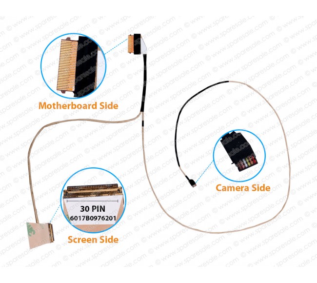 Display Cable For HP Notebook 14-CK, 14-CM, 14-CY, 14-DG, 14Q-CS